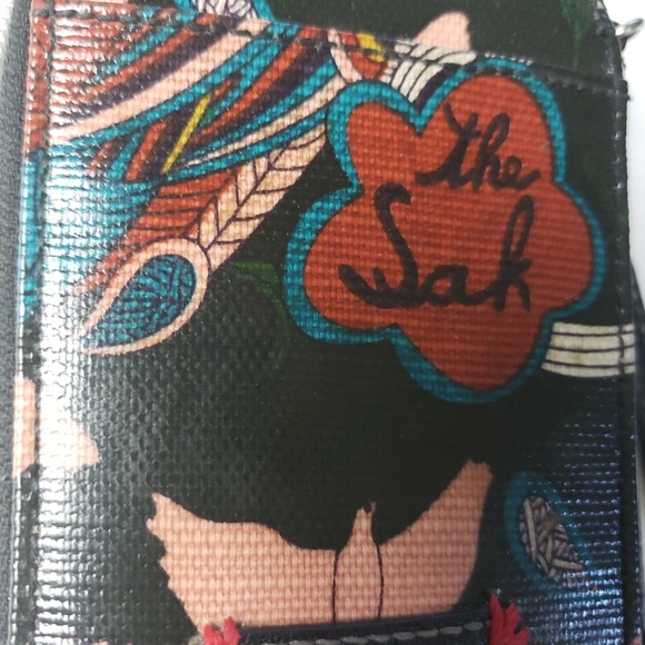 Sakroots floral boho hippie wristlet zip up wallet - Picture 2 of 8